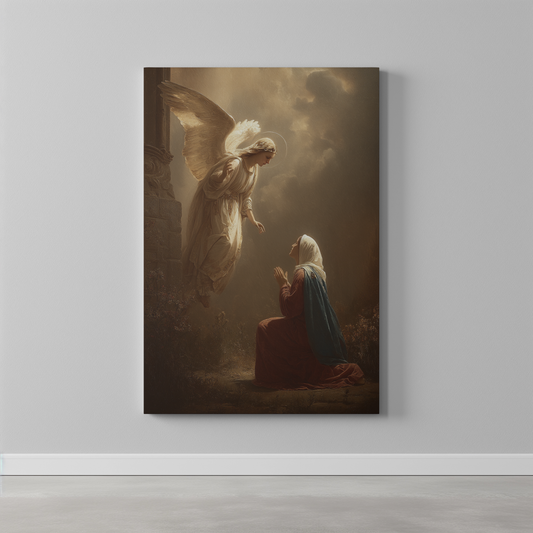 Angelus Matte Canvas Print - Religious Wall Art