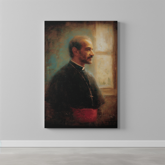 Prayer for Priests Matte Canvas Print - Religious Wall Art