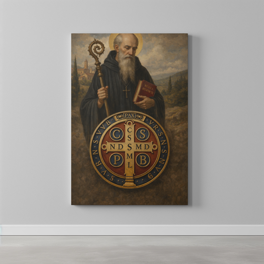 Renunciation of Spirits Matte Canvas Print - Religious Wall Art