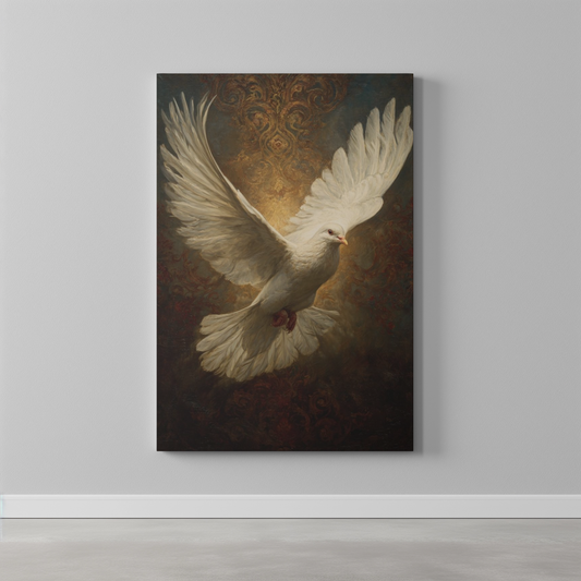 Holy Spirit Matte Canvas Print - Religious Wall Art