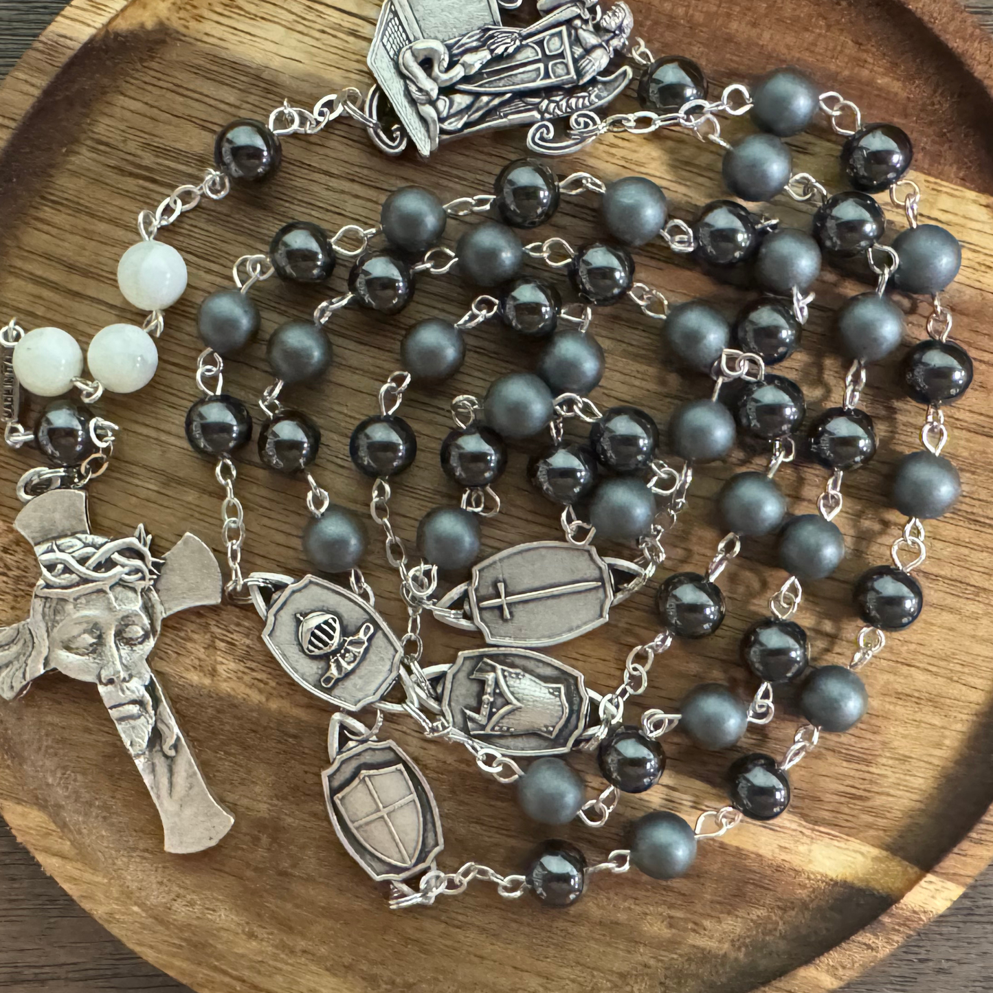 Armor of God Purity Rosary + Scriptural Rosary Purity Book