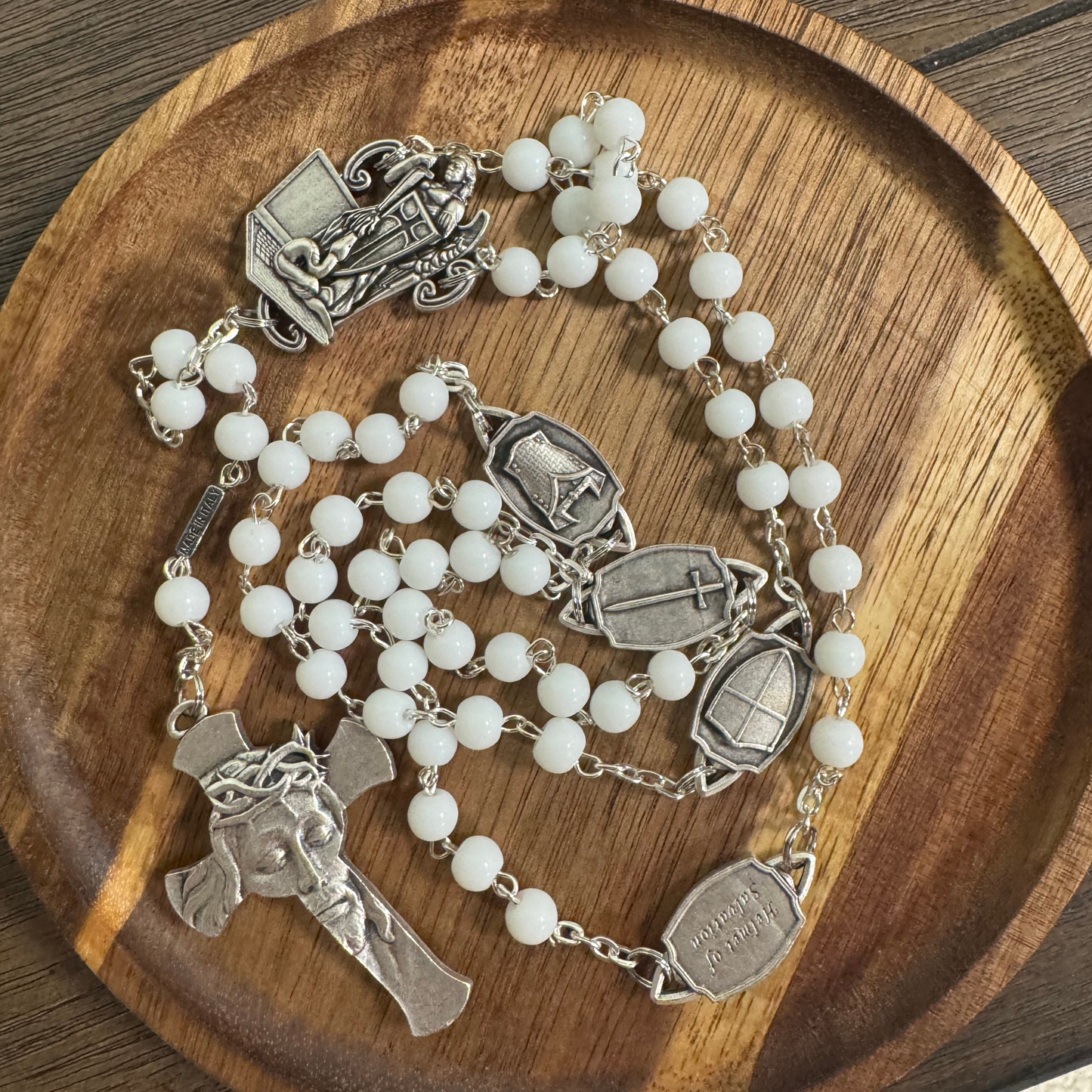 Armor of God Purity Rosary + Scriptural Rosary Purity Book