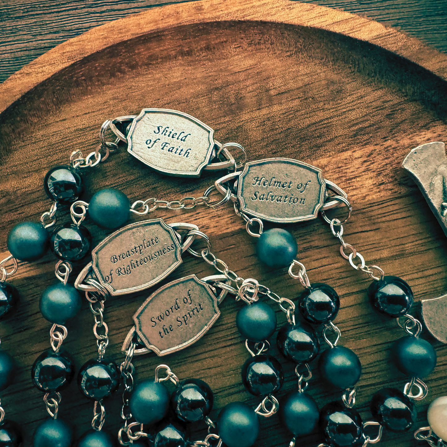 Armor of God Purity Rosary + Scriptural Rosary Purity Book