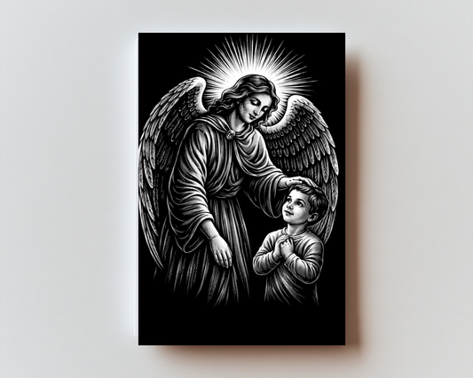 Blessing for Children metal holy card front