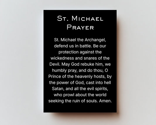 CLASSIC VERSION St. Michael -PREMIUM METAL