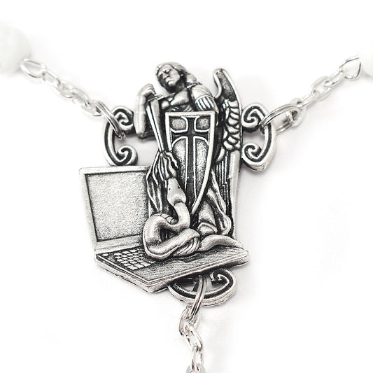 Armor of God Purity Rosary + Scriptural Rosary Purity Book