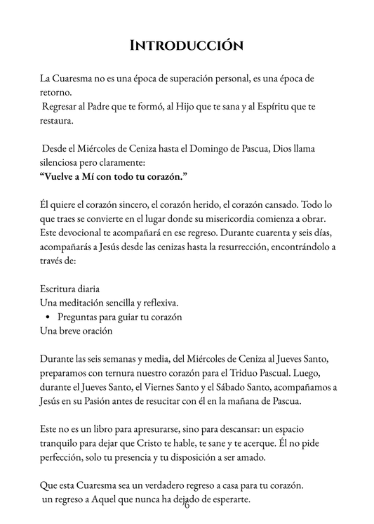 Return to Me: Lenten Prayer Guide: Spanish - WHOLESALE