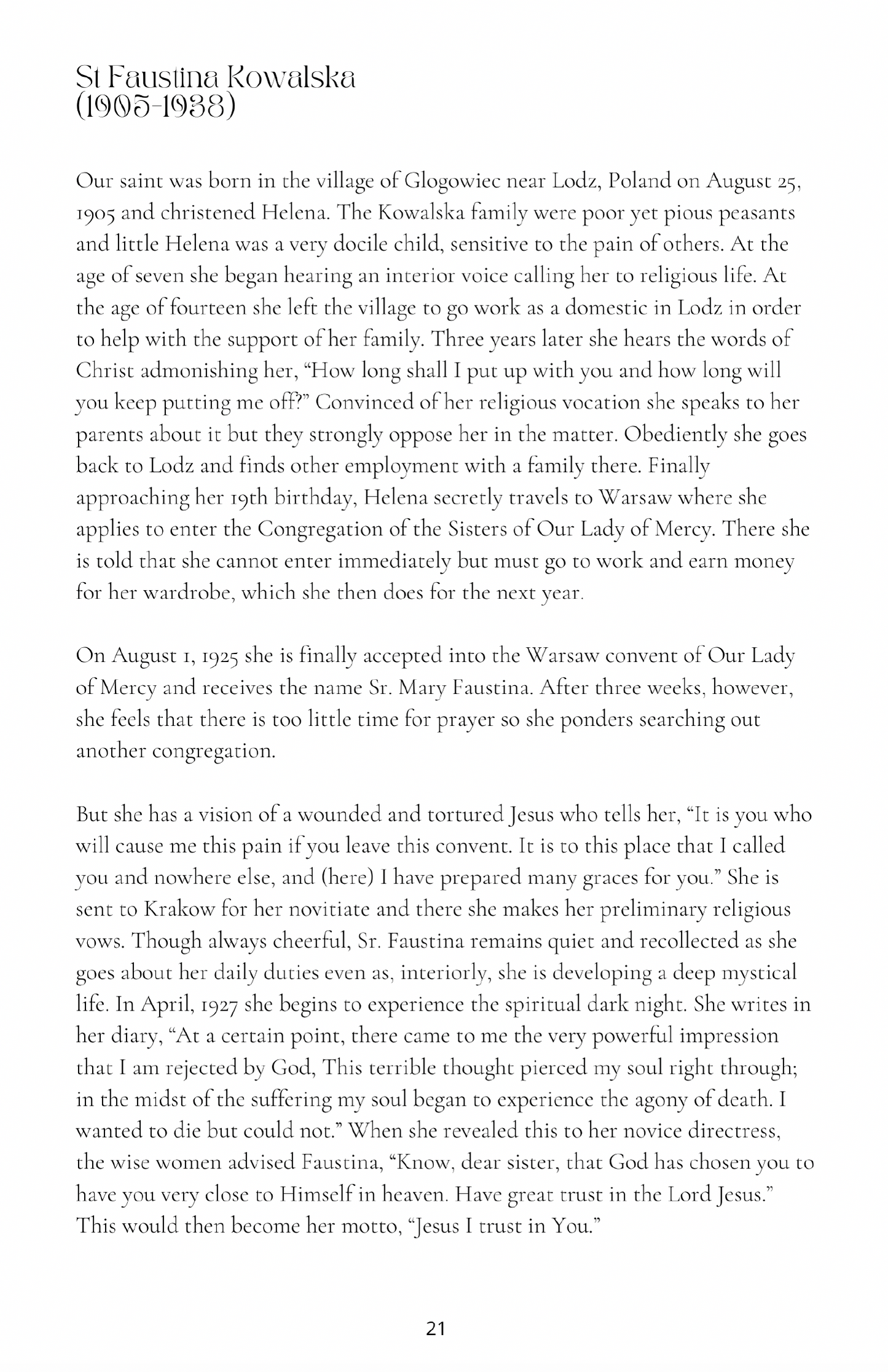 Saint Quotes on Purity Volume 1