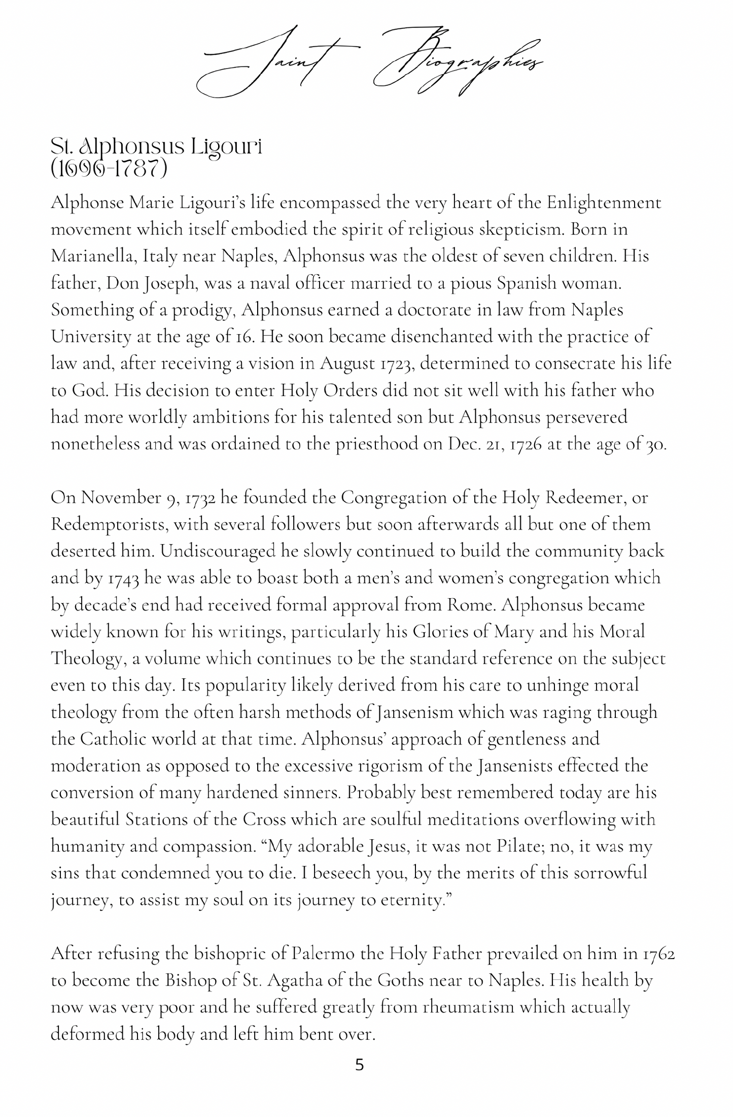 Saint Quotes on Self-Denial Volume 1