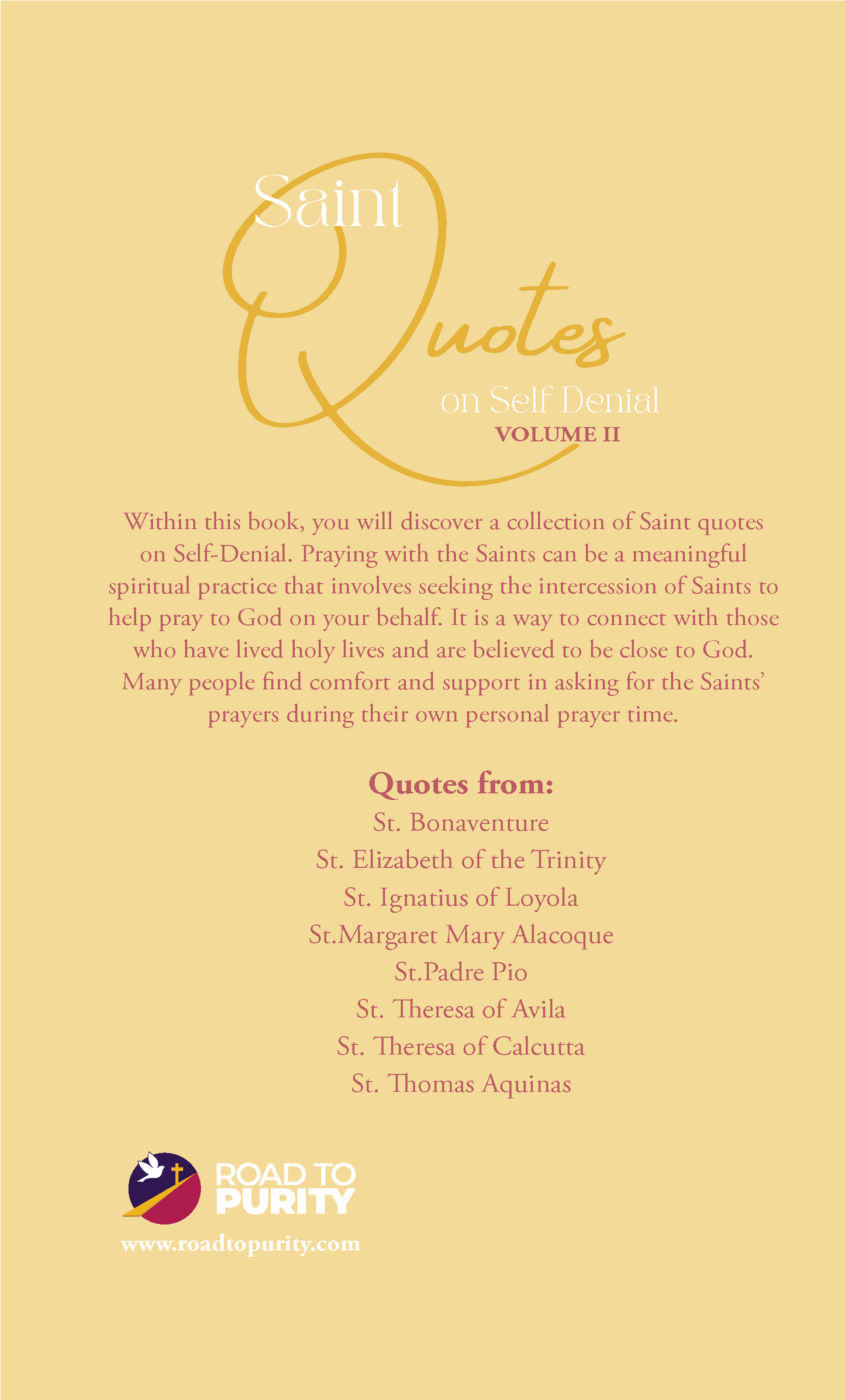 Saint Quotes on Self-Denial Volume 2