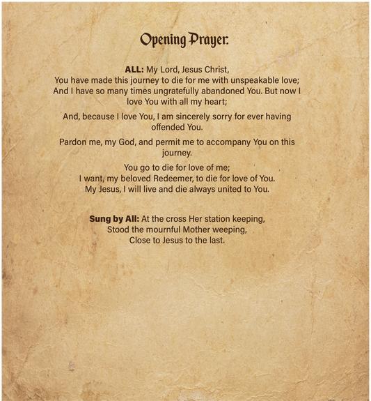 Stations of the Cross 20pg booklet