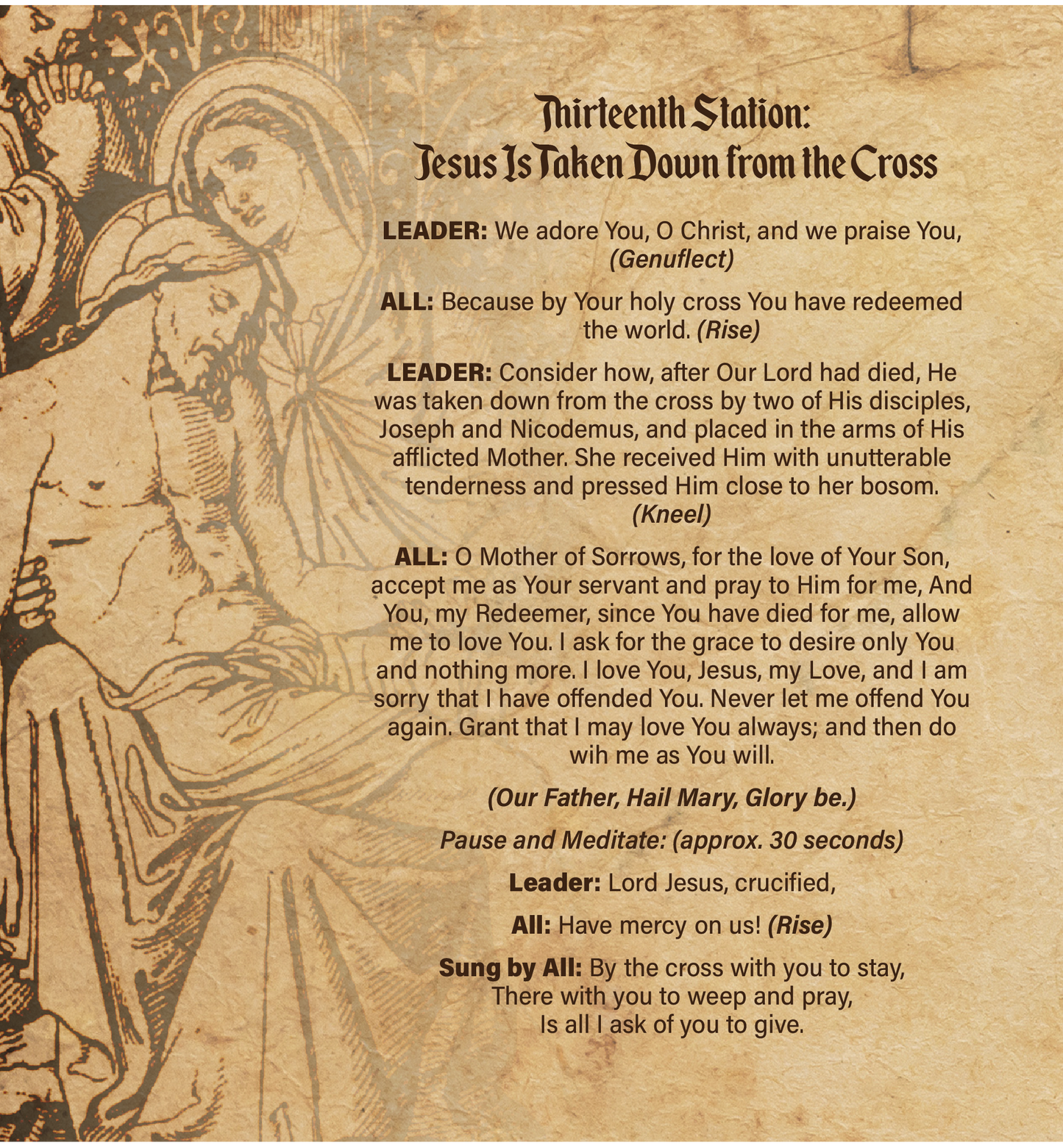 Stations of the Cross 20pg booklet