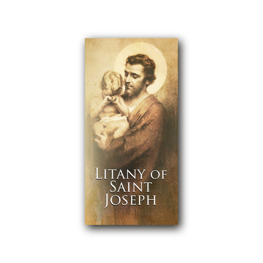 Litany of Saint Joseph - Prayer Card / 3" x 6" folded — front