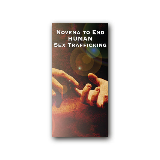 Novena to End Human Sex Trafficking - Prayer Card / 3" x 6" folded — front