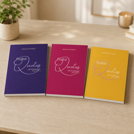 saint-quotes-trio-volume-1 — flat table mockup