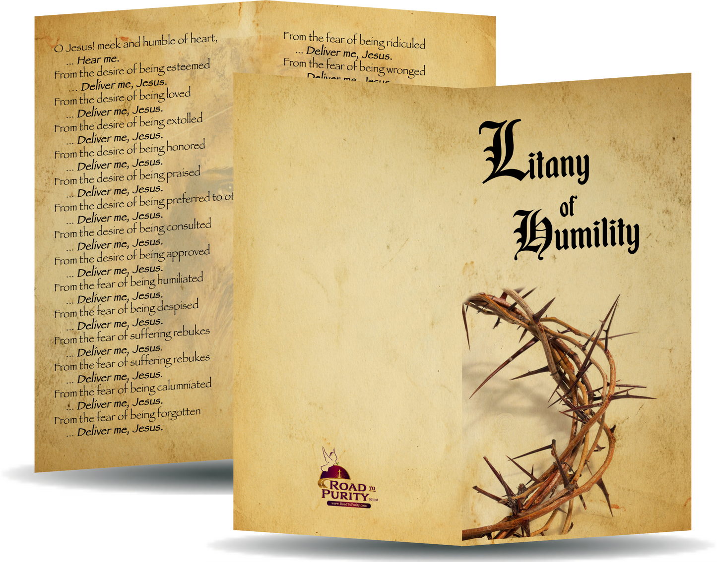 Litany of Humility - Prayer Card