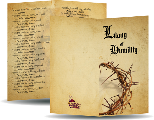 10 pk Litany of Humility - Prayer Card