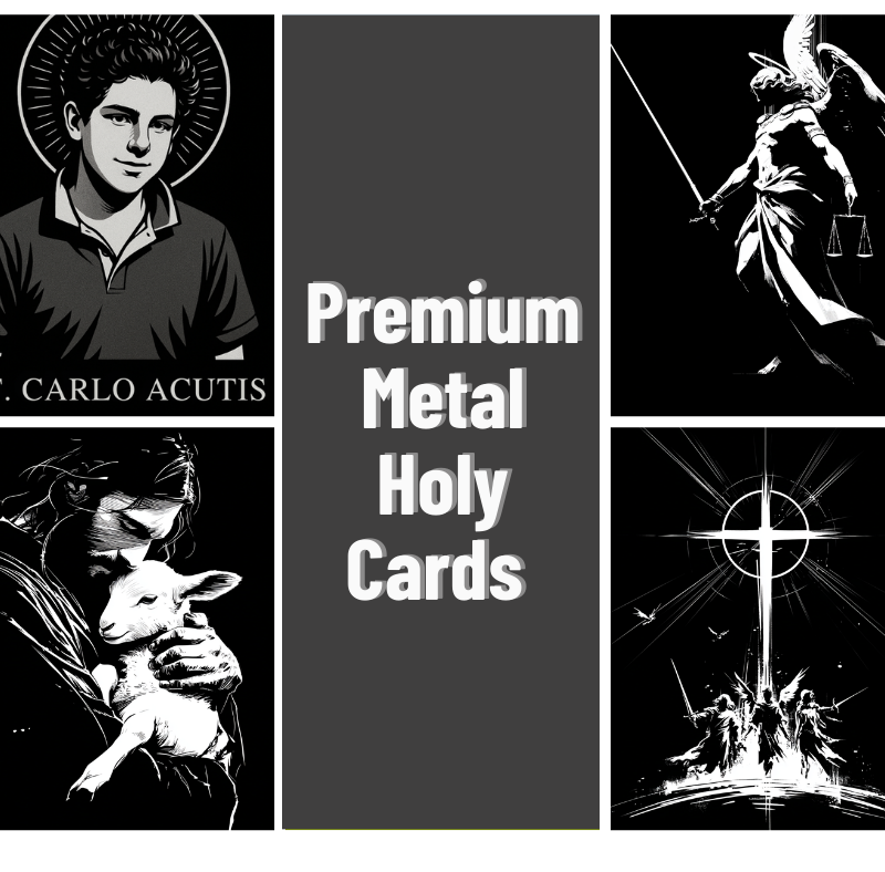 Premium Metal Holy Cards