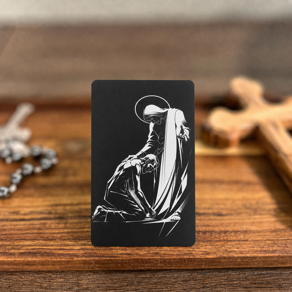 Act of Contrition Holy Card - PREMIUM METAL