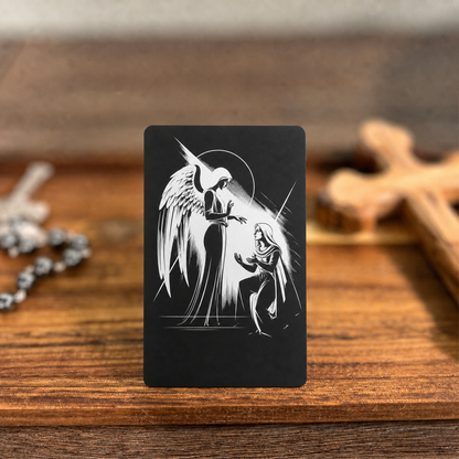 Angelus Holy Card - PREMIUM METAL