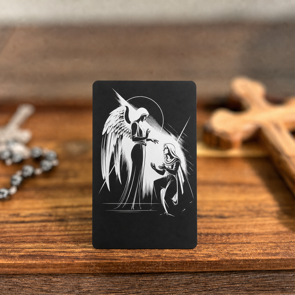 Angelus Holy Card - PREMIUM METAL