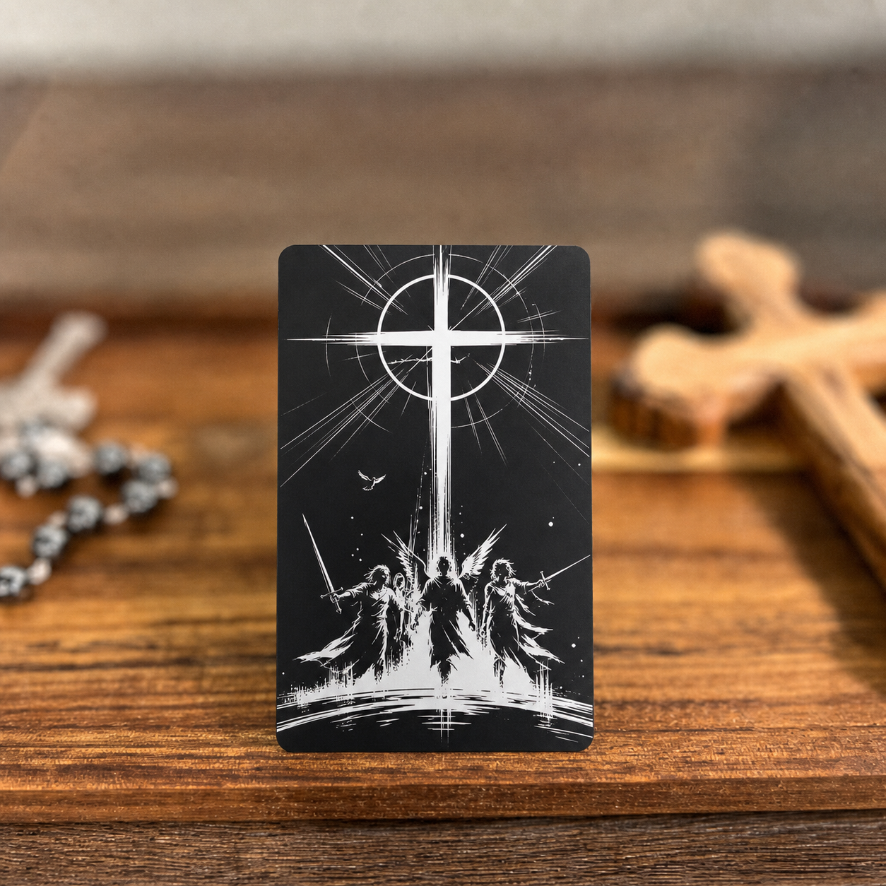 Binding Prayer of Protection Holy Card  - PREMIUM METAL