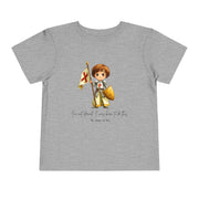 Saint Joan of Arc Toddler T-Shirt, Catholic Kids Tee, Courage & Faith Shirt
