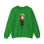 Saint Benedict Adult Sweatshirt, Catholic Gift, Faith Apparel in 13 Colors