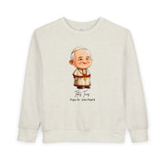 Saint John Paul II Toddler Sweatshirt, Catholic Apparel for Kids
