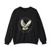 Veni Sancte Spiritus Holy Spirit Dove Sweatshirt | Religious Christian Design