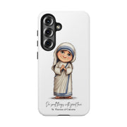 St. Teresa of Calcutta Tough Phone Case with Inspirational Quote