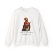 Cozy Cute Saint Ignatius of Loyola Adult Sweatshirt  Catholic Gift  Faith Apparel in 13 Colors