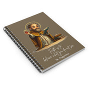 Saint Augustine Journal, Catholic Notebook, Faith-Inspired Writing Gift