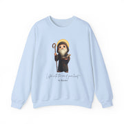 Saint Benedict Adult Sweatshirt, Catholic Gift, Faith Apparel in 13 Colors