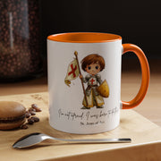 Saint Joan of Arc Mug, Catholic Gift, Faith-Inspired Coffee Cup