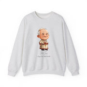 Soft Cute Pope Saint John Paul II  Adult Sweatshirt  Catholic Gift  Faith Apparel in 13 Colors