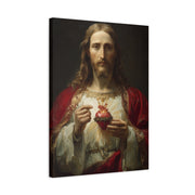 Sacred Heart of Jesus Canvas Print Religious Beautiful Son of God Home Decor Wall Art Matte Canvas