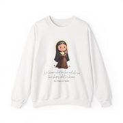 Saint Clare of Assisi Sweatshirt  Catholic Gift  Faith-Inspired Apparel in 13 Colors