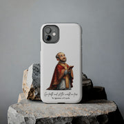 Samsung St Ignatius of Loyola Tough Phone Case with Inspirational Quote