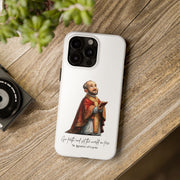 Samsung St Ignatius of Loyola Tough Phone Case with Inspirational Quote