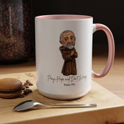Cute Saint Padre Pio Mug  Catholic Gift  Faith-Inspired Coffee Cup