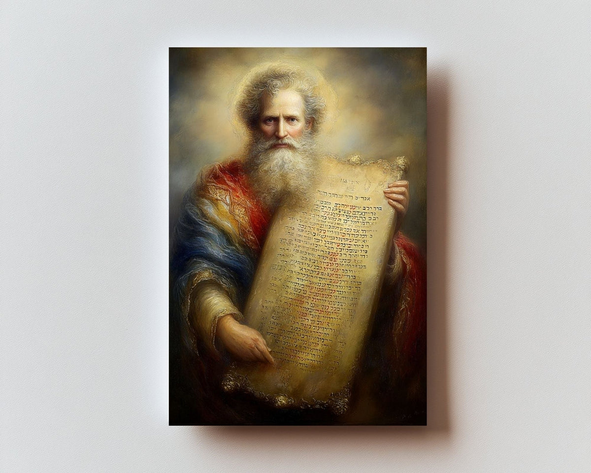 10 Commandments - Holy Card original image 1