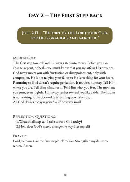 Return to Me: Lenten Prayer Guide: English- WHOLESALE