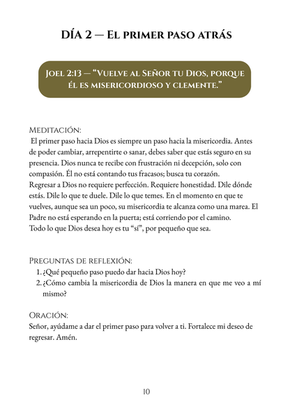 Return to Me: Lenten Prayer Guide: Spanish - WHOLESALE