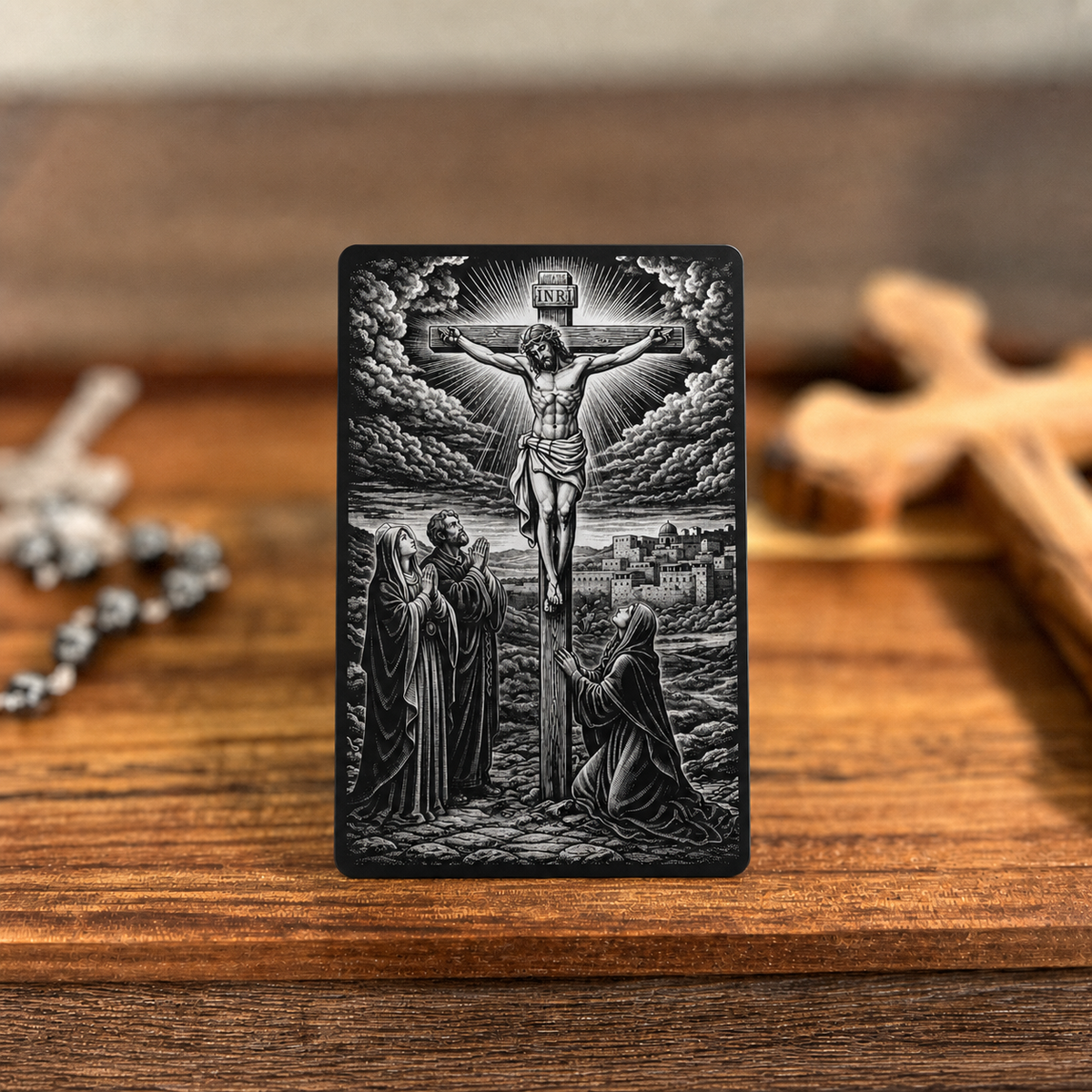 CLASSIC VERSION Catholic Prayer for Ancestral Curses- PREMIUM METAL