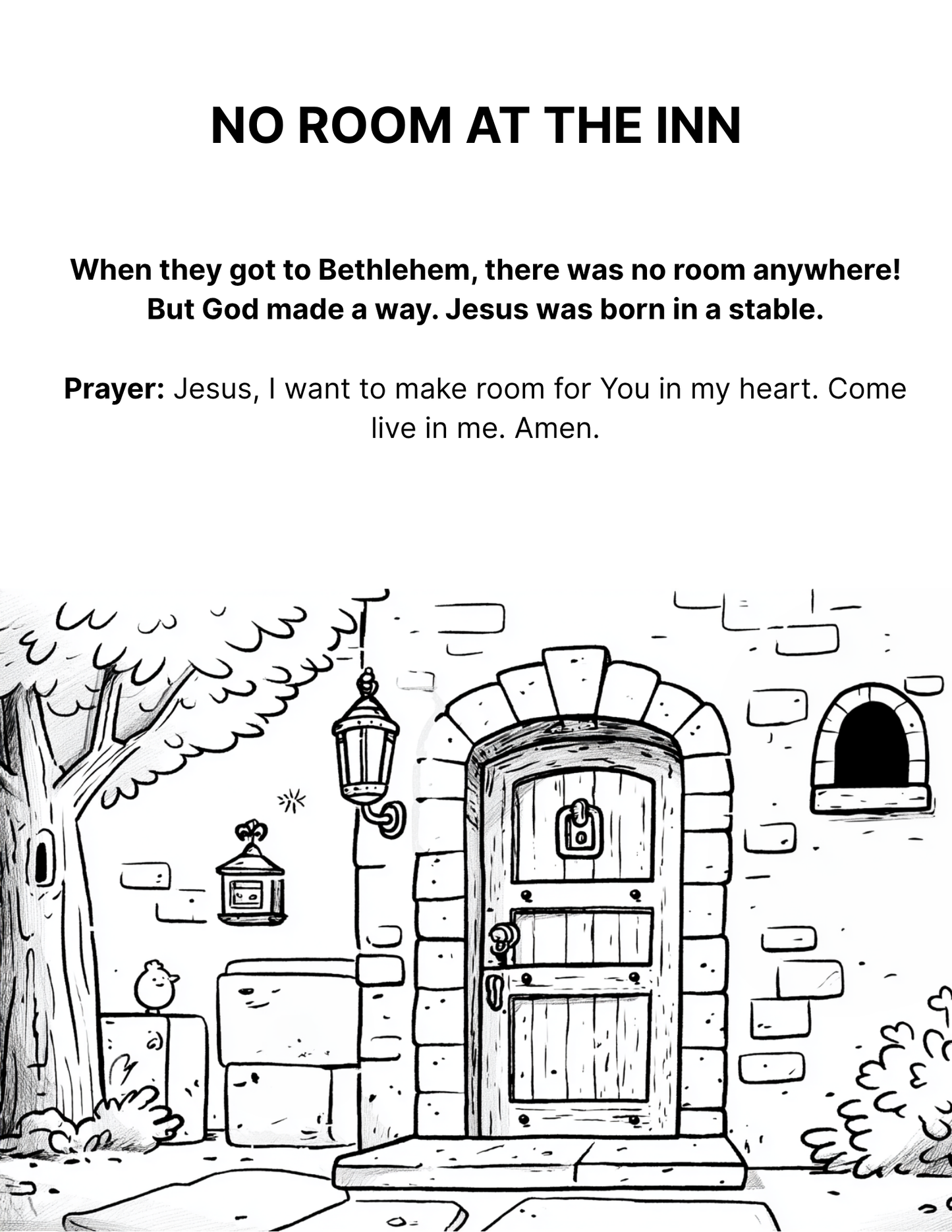 Advent Coloring Book - Compliment to Journey to Bethlehem book