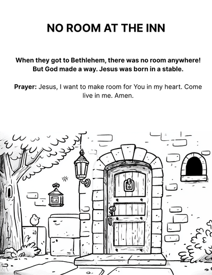 Advent Coloring Book - Compliment to Journey to Bethlehem book