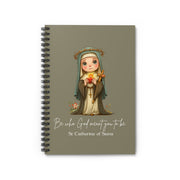 Saint Catherine of Siena Journal, Catholic Notebook, Faith-Inspired Writing Gift