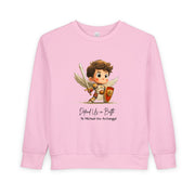 St Michael the Archangel Toddler Sweatshirt, Catholic Kids Apparel