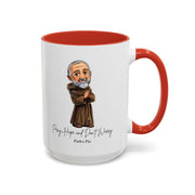 Cute Saint Padre Pio Mug  Catholic Gift  Faith-Inspired Coffee Cup